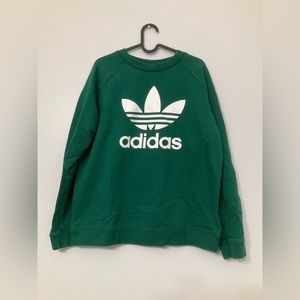 Adidas women’s crew neck forest green